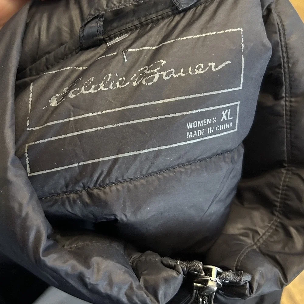 Eddie Bauer EB650 Goose Down Vest Womens XL Hiking Backpacking‎ Lightweight